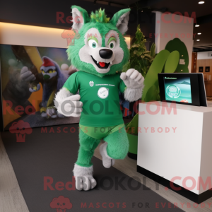 Mascottefiguur van een...