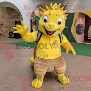 Personnage mascotte d un...