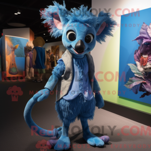 Mascot character of a Blue...