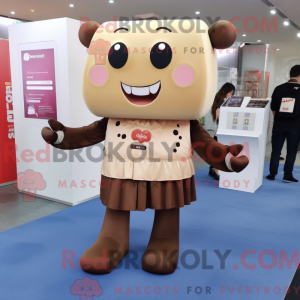 Mascottefiguur van een...
