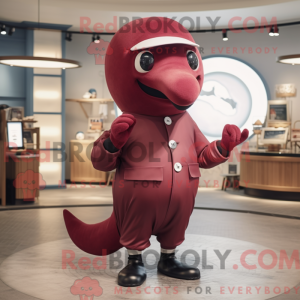 Mascottefiguur van een...