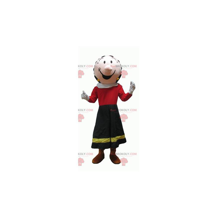 Olive mascot the famous companion of Popeye - Redbrokoly.com