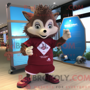 Mascot karakter van een...