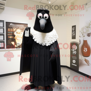 Mascot character of a Black...