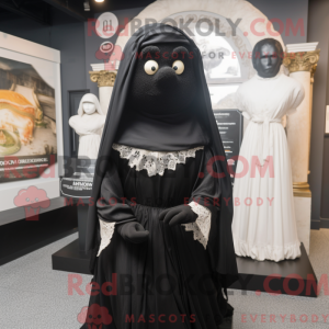 Mascot character of a Black...