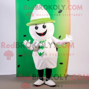 Mascot character of a White...