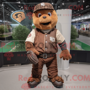 Mascot karakter van een...