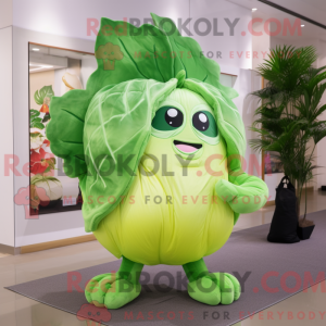 Postava maskota Lime Green...