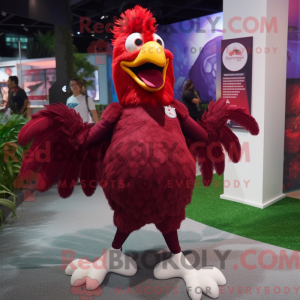 Personaje mascota de gallos...