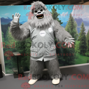 Mascot character of a Gray...
