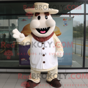 Personagem de máscara de um...