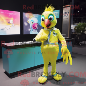 Mascot character of a Lemon...