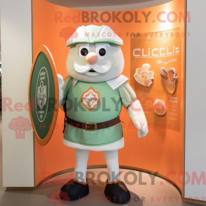Mascot karakter van een...