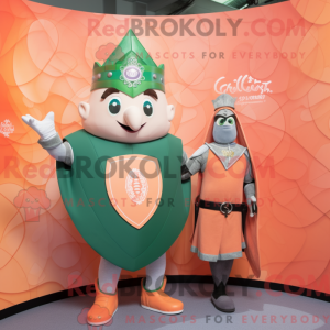 Maskotkarakter af et Peach...