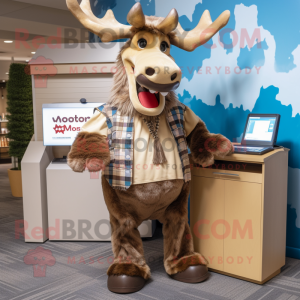 Postava maskota Tan Moose...