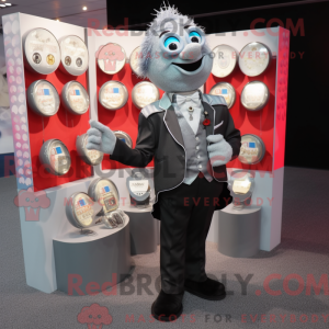 Mascot character of a Gray...