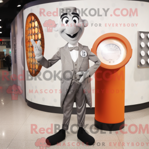 Mascot character of a Gray...