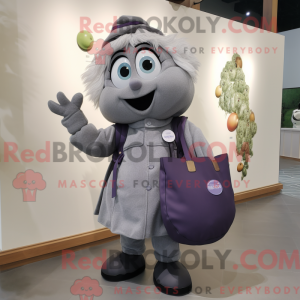Mascot character of a Gray...