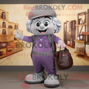 Mascot character of a Gray...