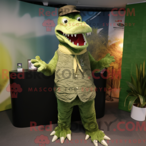 Mascot character of a Olive...