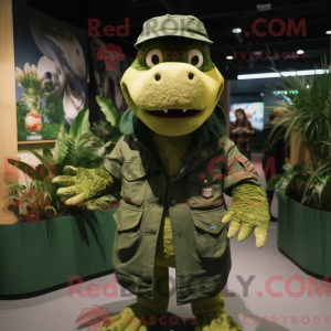 Mascot character of a Olive...