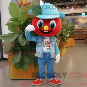 Mascottekarakter van een...