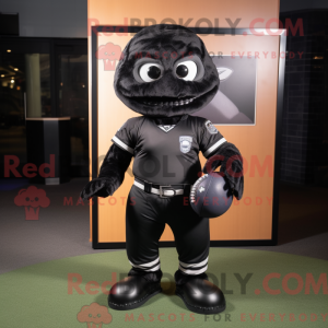 Mascot character of a Black...