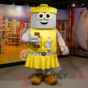 Mascot karakter van een...