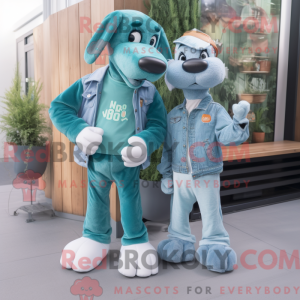 Mascot karakter van een...