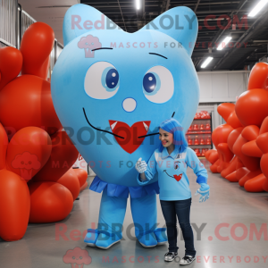 Maskot karakter af en...