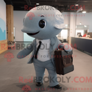Mascot character of a Gray...