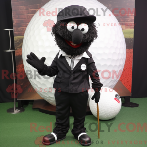 Mascot character of a Black...