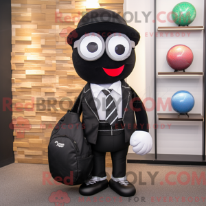 Mascot character of a Black...