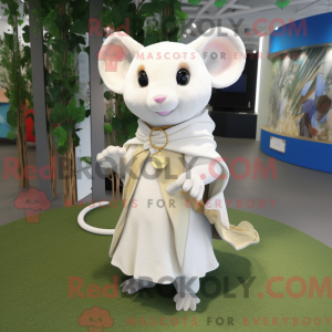 Mascot character of a White...