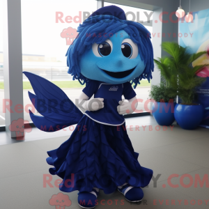 Mascot character of a Navy...