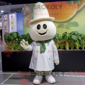 Mascot character of a White...