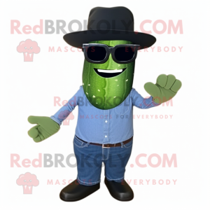 Black Cucumber mascotte...