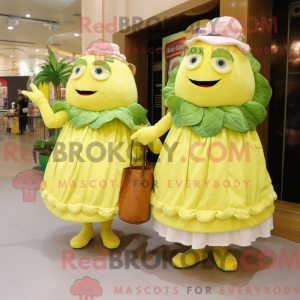 Mascot character of a Lemon...