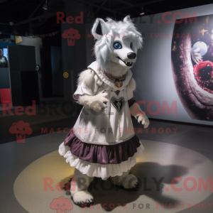 Mascot character of a White...