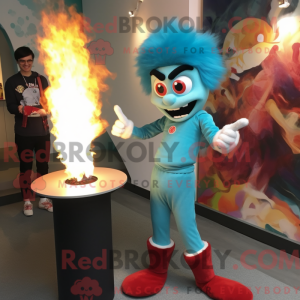Mascot karakter van een...