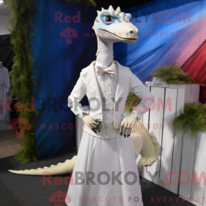Mascot character of a White...