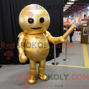 Mascot character of a Gold...