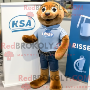 Mascot karakter van een...