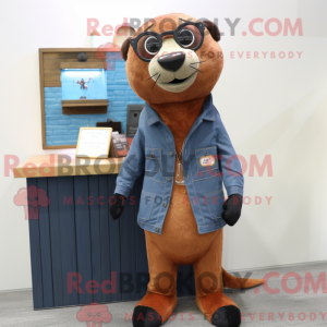 Mascot karakter van een...