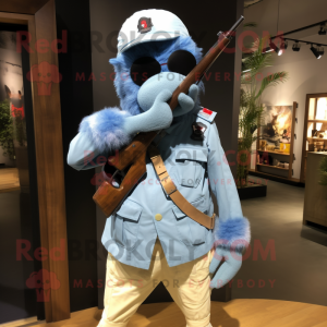 Sky Blue Sniper mascotte...