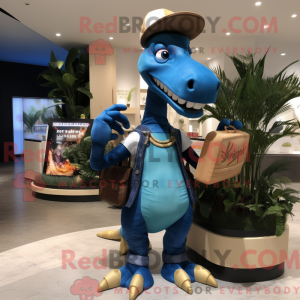 Maskot karakter af en Navy...