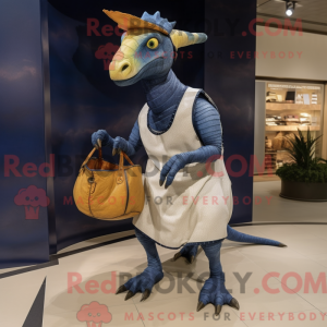Maskot karakter af en Navy...