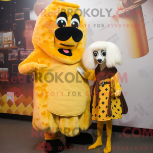 Maskotkarakter af en Yellow...