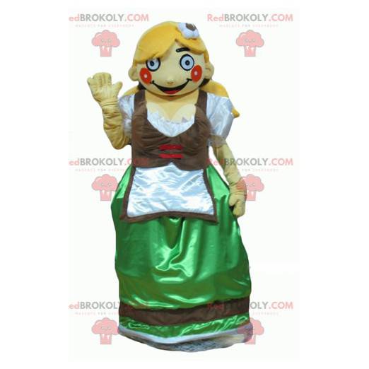 Tyrolean mascot in traditional Austrian dress - Redbrokoly.com