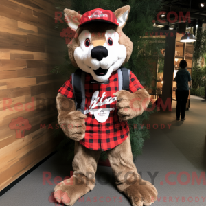 Mascot character of a Red...